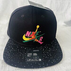 Air Jordan Nike Pro Jumpman Classics Snapback CU1985-010 Cement Black Hat Cap